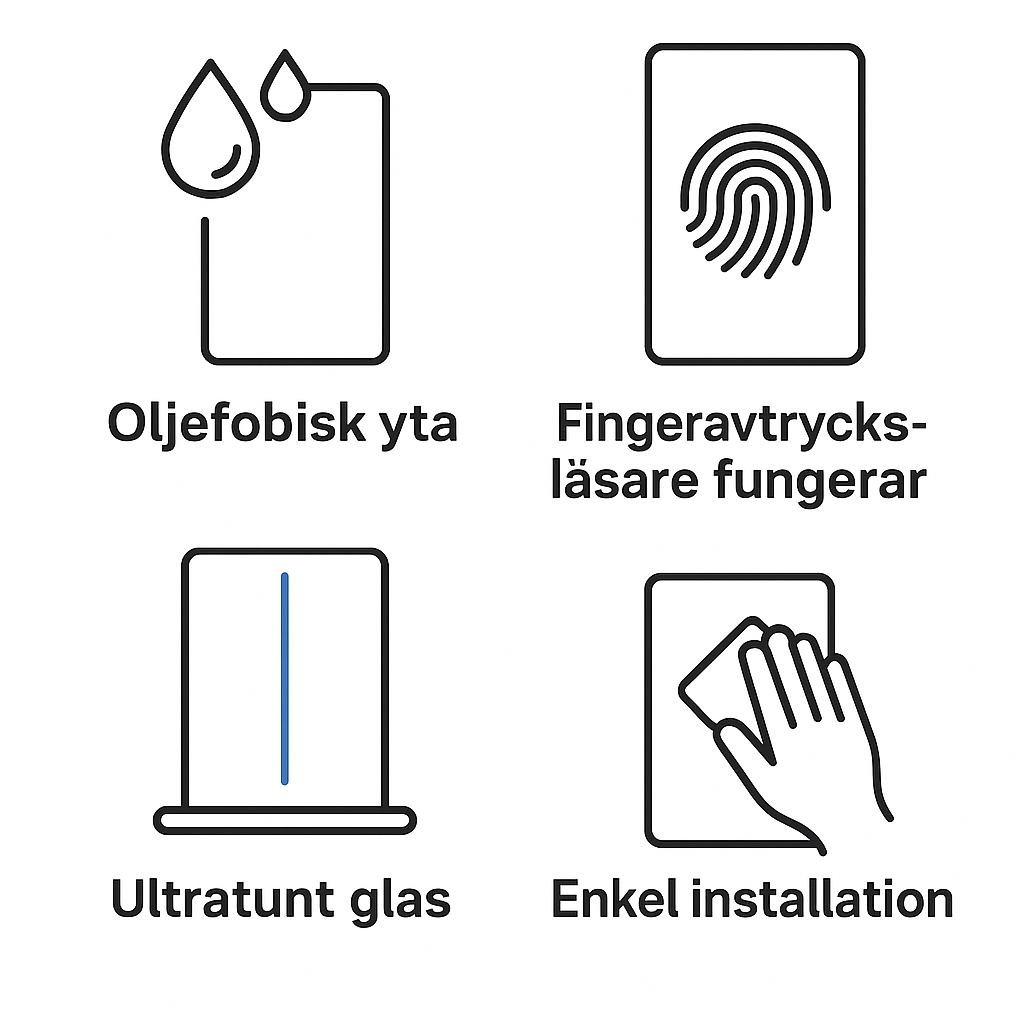 Skärmskydd för Samsung Galaxy S25 Plus – Tunnt, starkt och perfekt passform Phonefleet