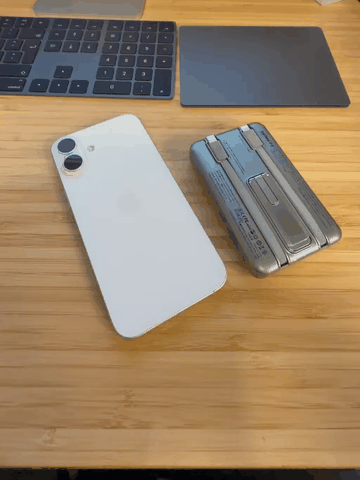 MagSafe Magnetisk Powerbank 10000mAh – 15W Trådlös Laddning med Apple Watch-laddare Phonefleet