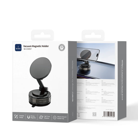 MagSafe Bilhållare – 360° Rotation & Vakuumsug Phonefleet
