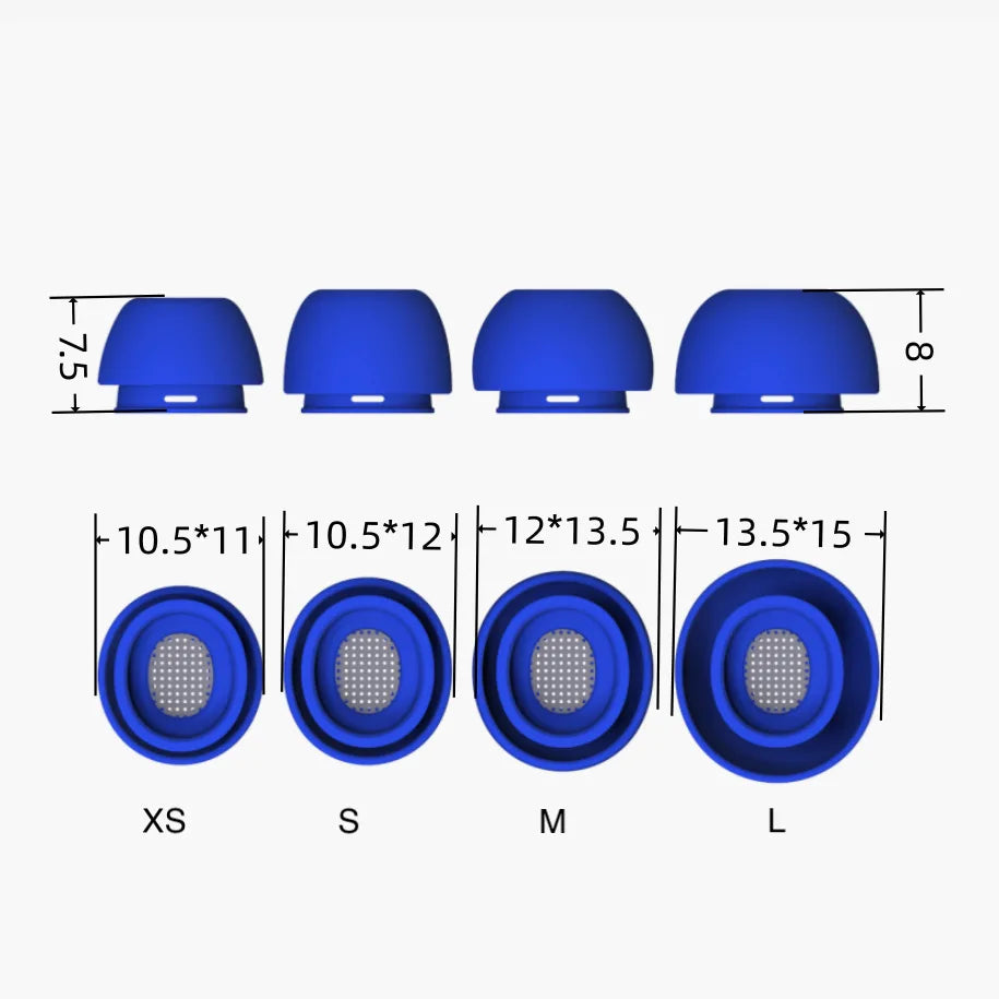 Ersättningspluppar i mjuk silikon för AirPods Pro 1 & 2 – perfekt passform & komfort Phonefleet