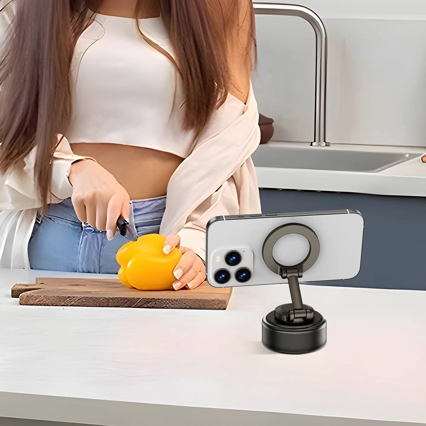 WiWU Octopus – MagSafe Mobilhållare med Vakuum och 360° Justering Phonefleet