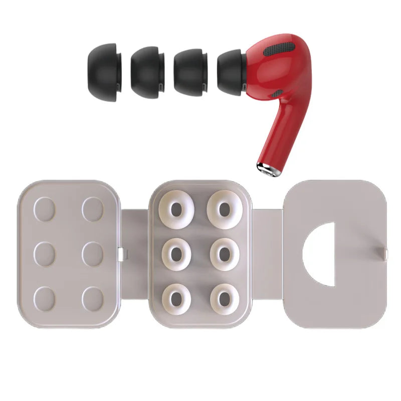 Ersättningspluppar i mjuk silikon för AirPods Pro 1 & 2 – perfekt passform & komfort Phonefleet