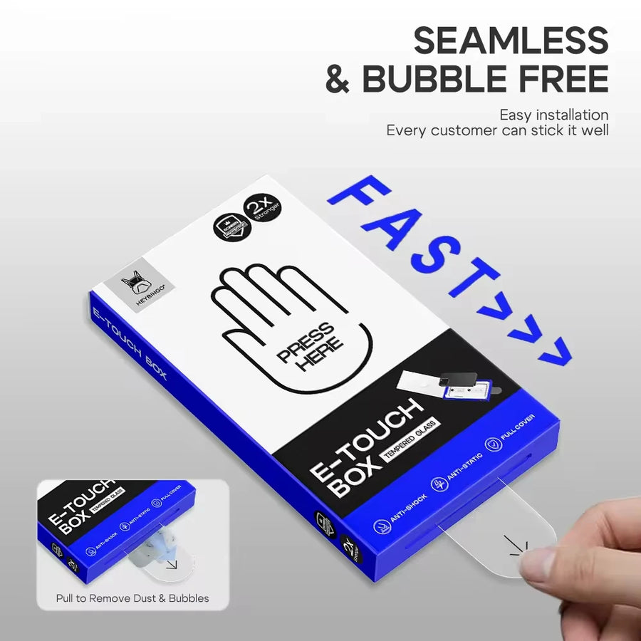 E Touch easy applicator skärmskydd för iPhone 17 Pro Phonefleet
