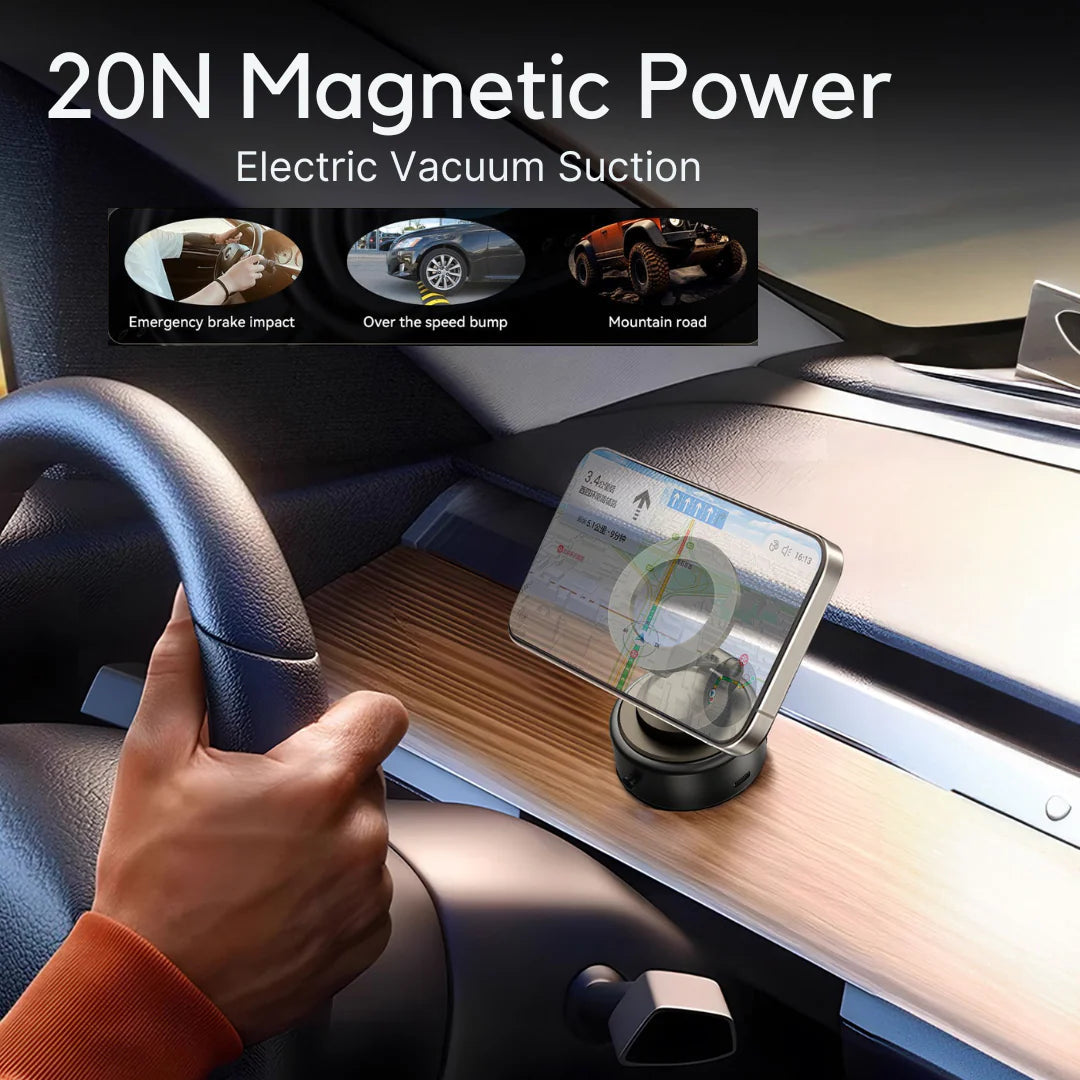 WiWU Octopus – MagSafe Mobilhållare med Vakuum och 360° Justering Phonefleet