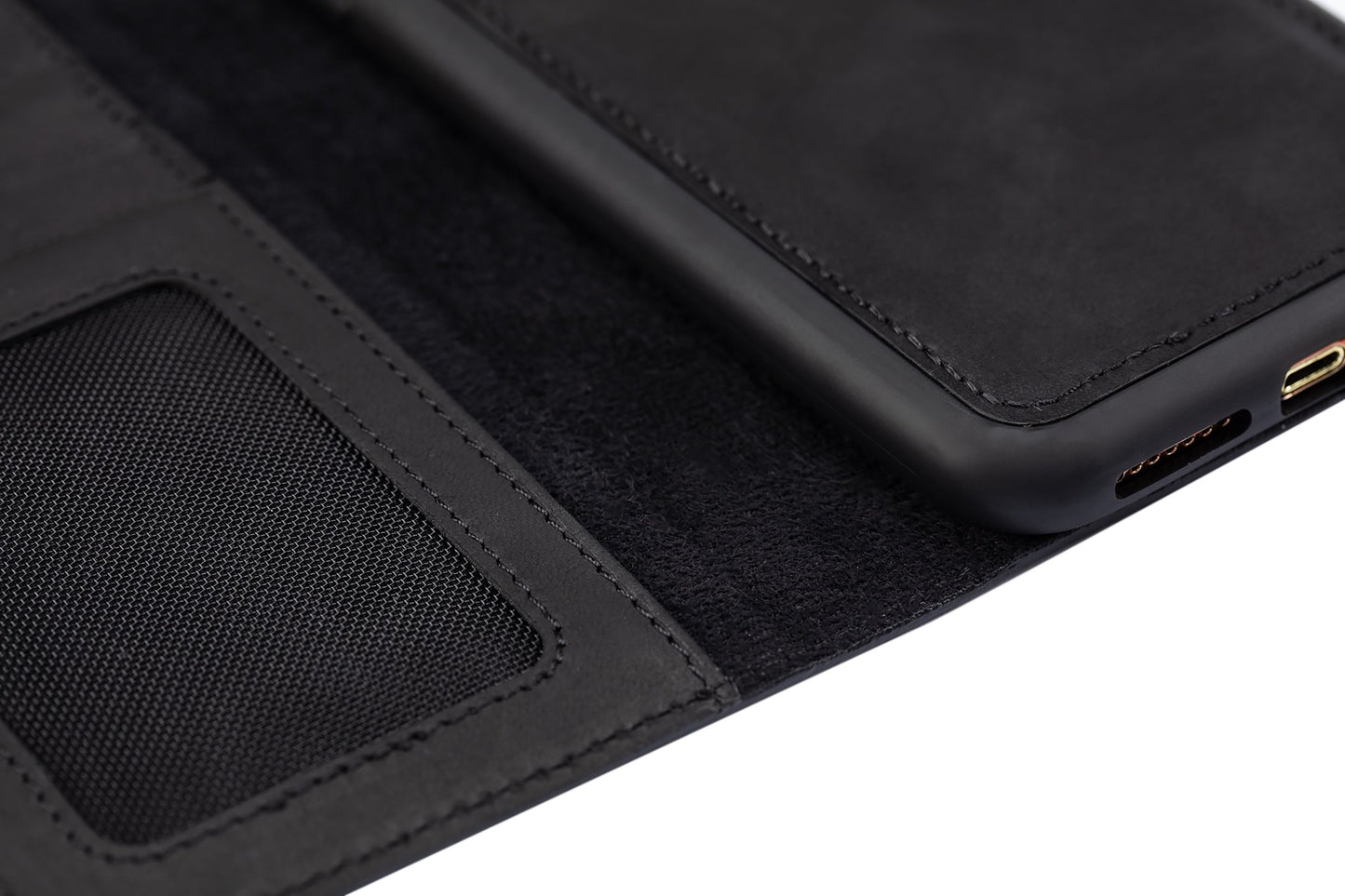 Läderfodral Med Magnet ( iPhone 12 Mini/ 12/ 12 Pro / 12 Pro Max)