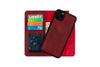 Ladda upp bild till gallerivisning, Läderfodral med magnet (iPhone 11 Pro/ 11 Pro Max) Röd